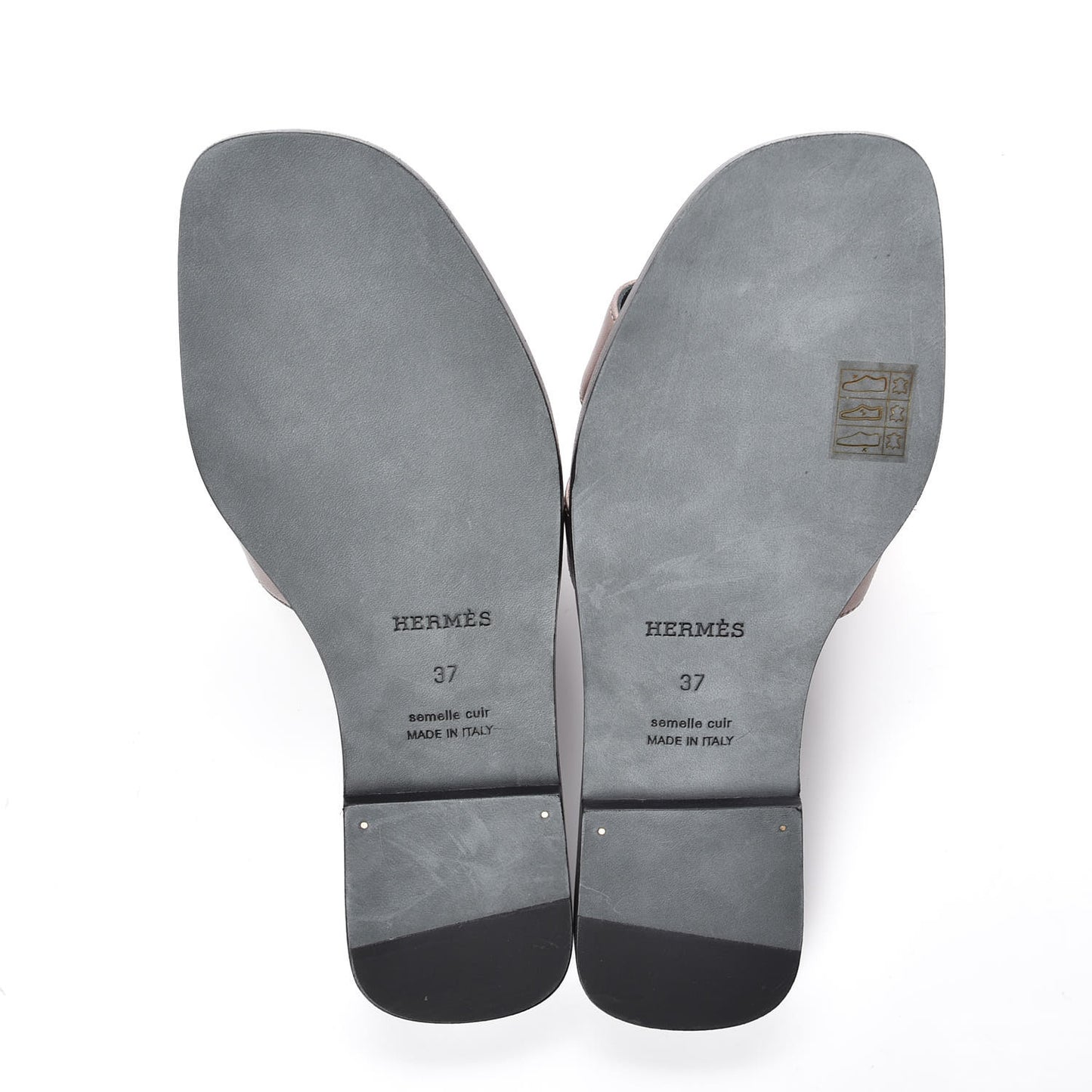 Metallic Nappa Oran Sandals 37 Or Vieilli