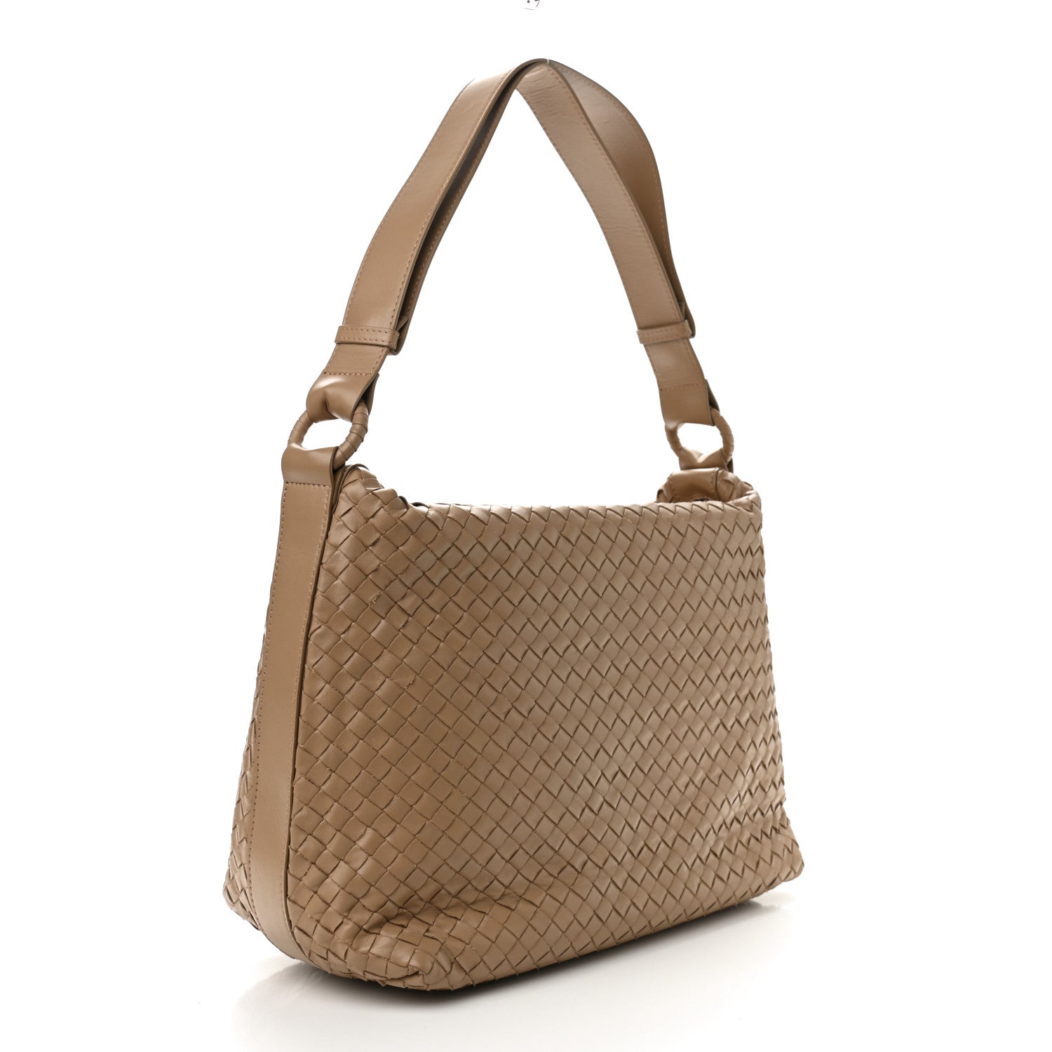 Bottega Veneta Nappa Intrecciato Sloane Hobo Walnut 3 of 8