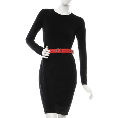 Bottega Veneta Nappa Intrecciato Belt Red 2 of 6