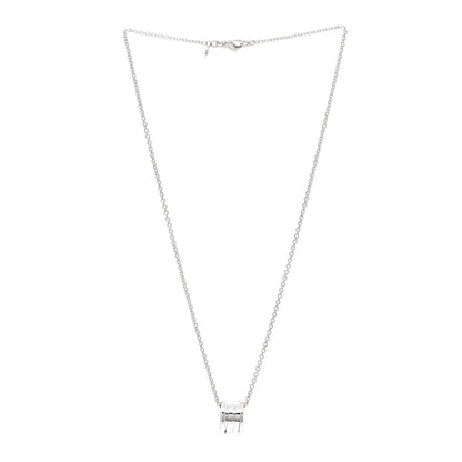 Bulgari 18K White Gold B.Zero1 Pendant Necklace 3 of 4