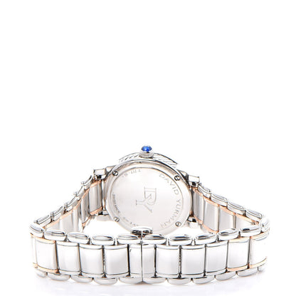 David Yurman Stainless Steel 18K Rose Gold Diamond Mother of Pearl 30mm Classic Quartz Watch 4 of 9