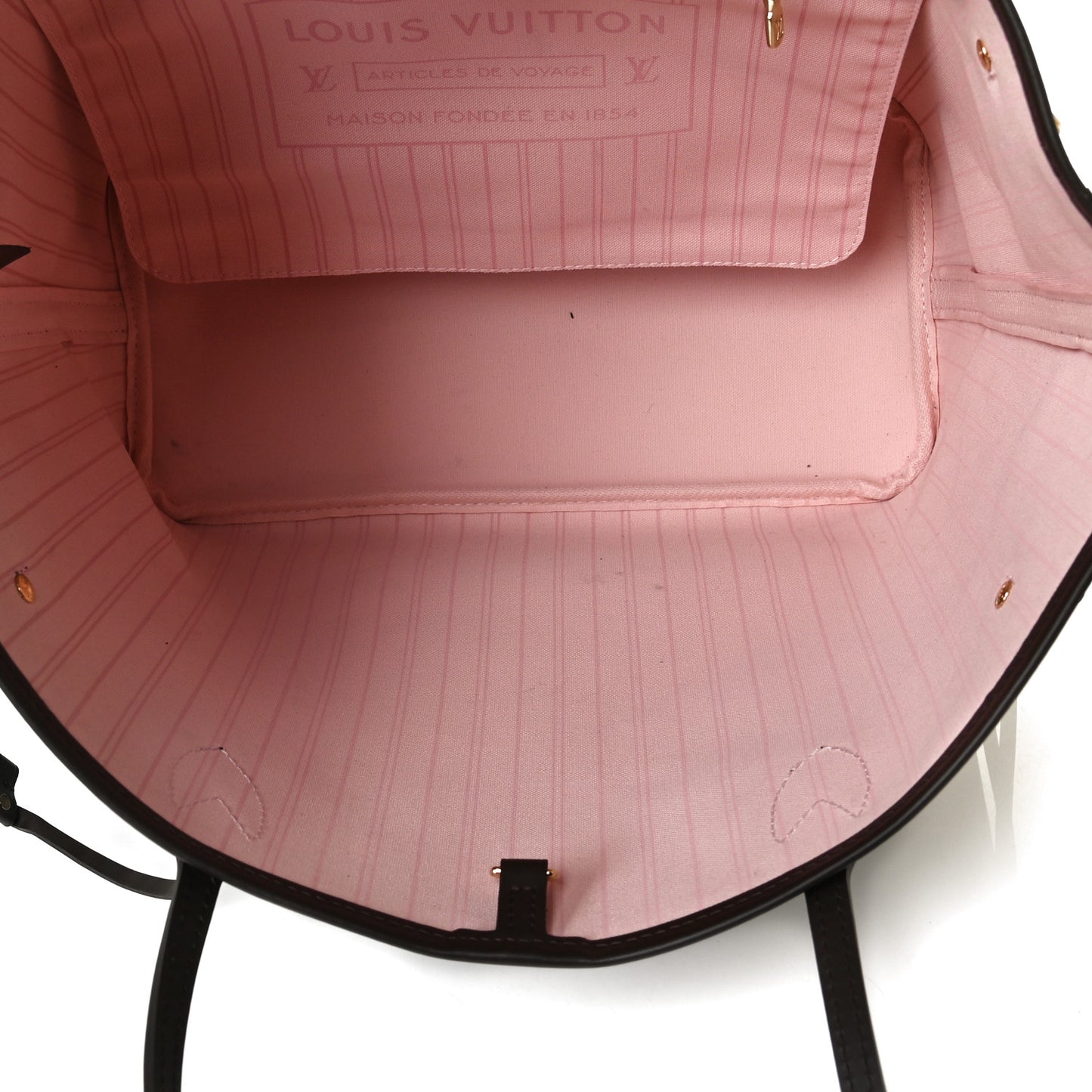 Damier Ebene Neo Neverfull MM Rose Ballerine