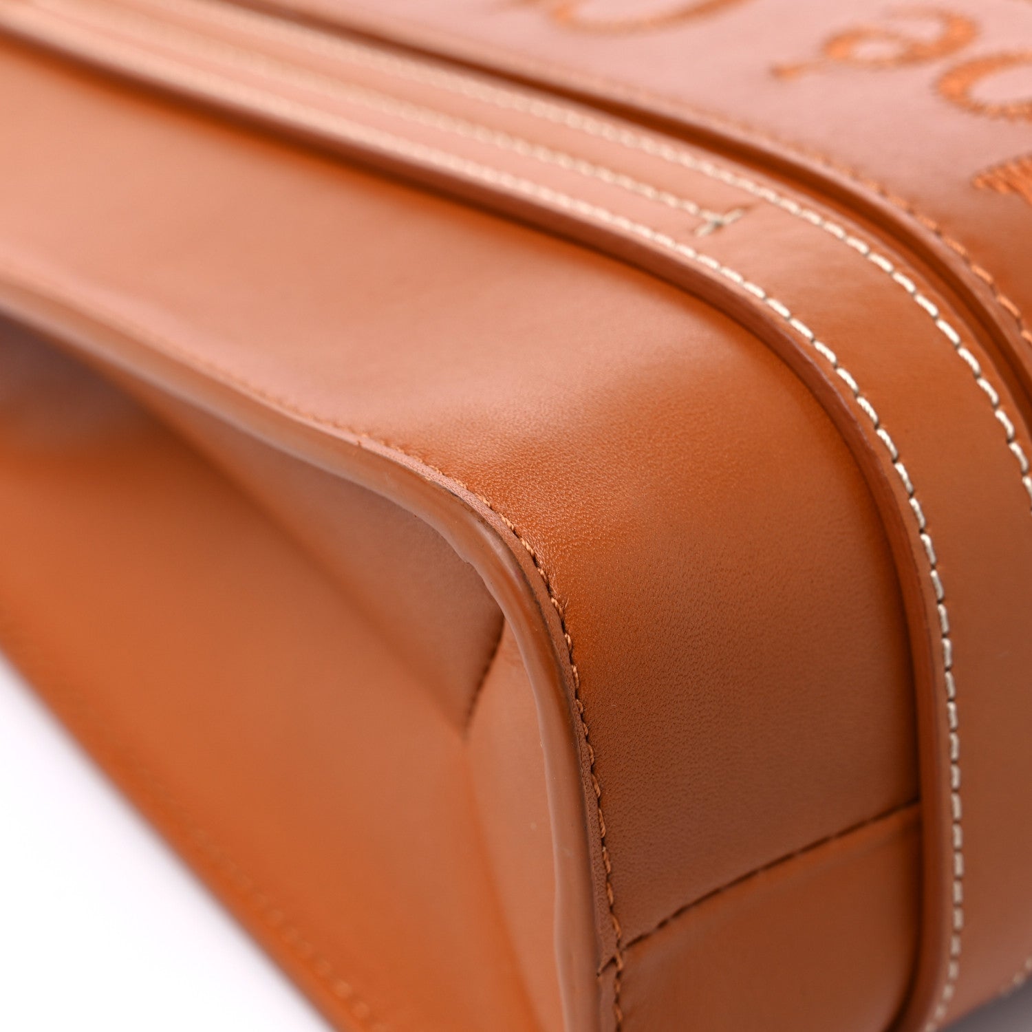 Chloe Calfskin Small Woody Tote Caramel 10 of 15