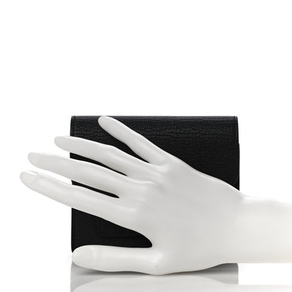 Hermes Chevre Mysore Roulis Slim Wallet Black 2 of 12