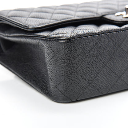 Chanel Caviar Quilted Medium Double Flap Black 8 of 13