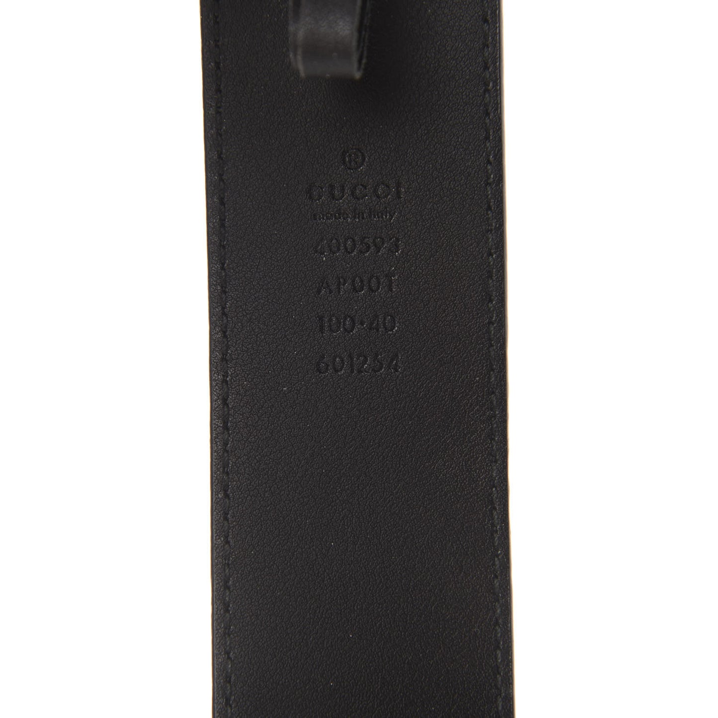 Calfskin Double G 40mm Belt 100 40 Black