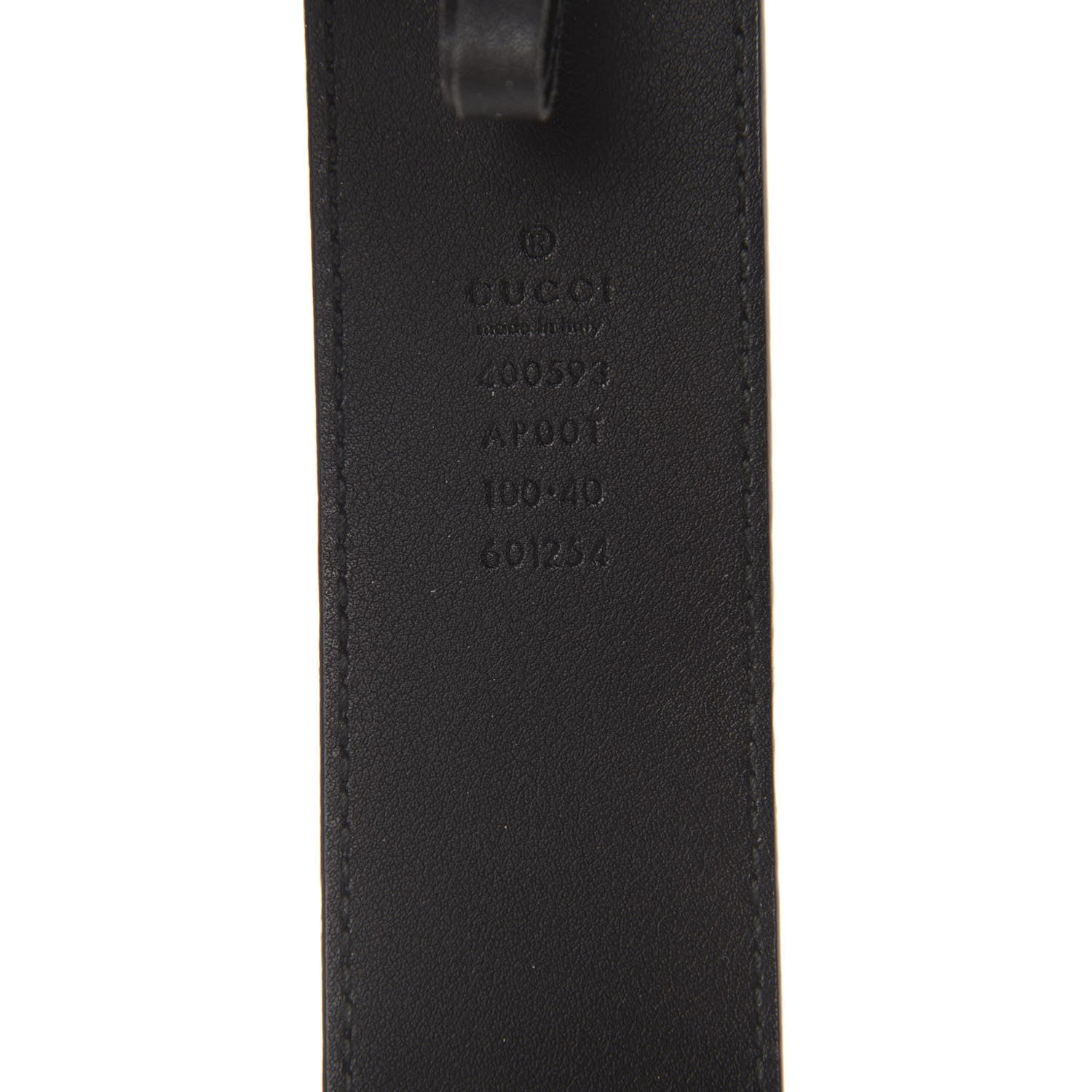 Gucci Calfskin Double G 40mm Belt 100 40 Black 3 of 6