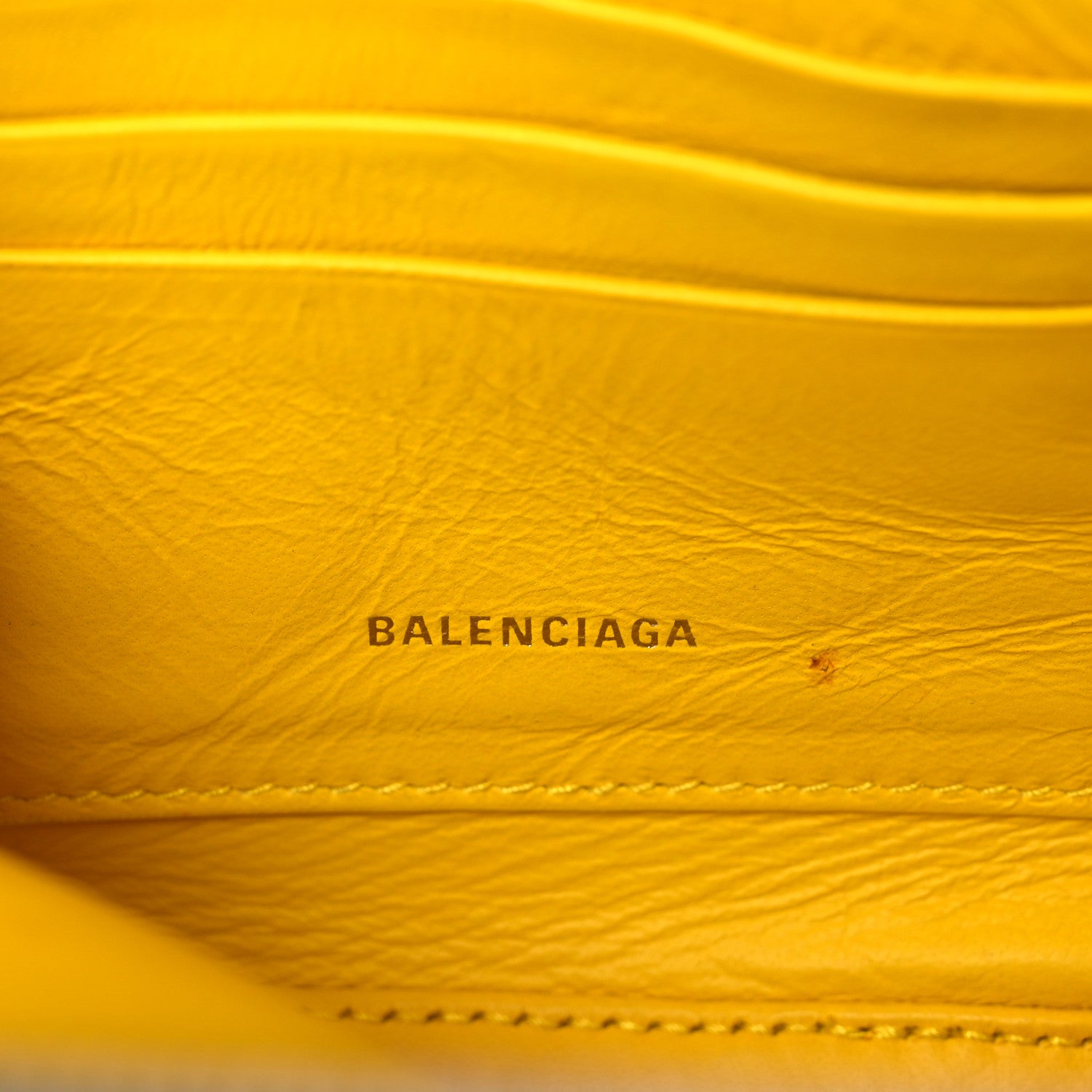 Balenciaga Shiny Day Calfskin Logo M Triangle Pouch Grey Blue White 6 of 11