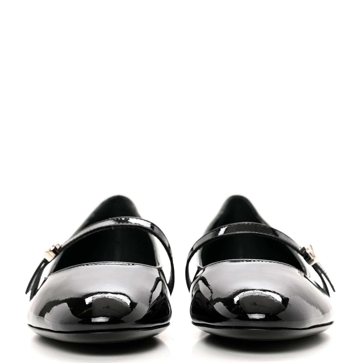 Louis Vuitton Patent Uniformes Ballerina Flat 37 Black 2 of 8