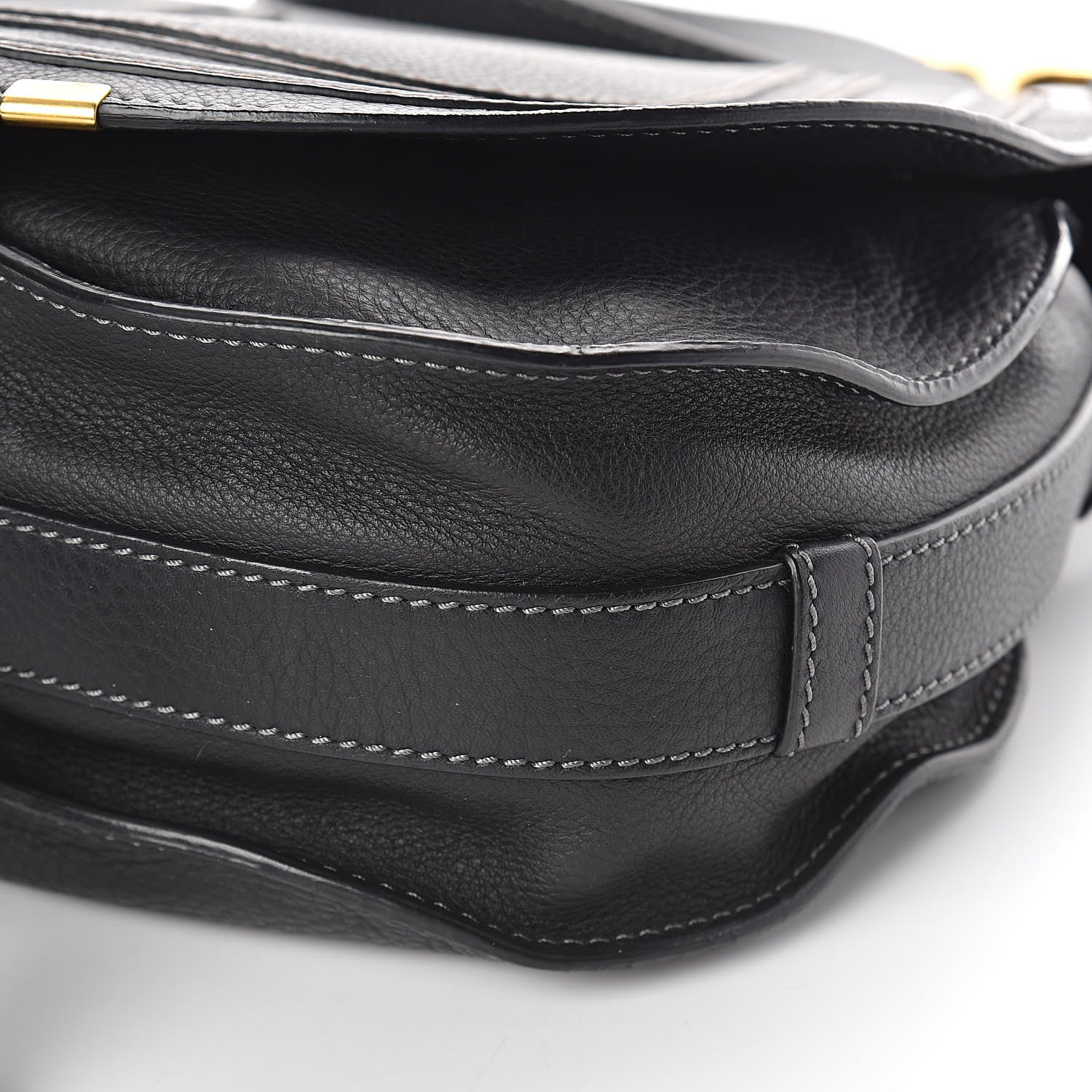 Chloe Calfskin Medium Marcie Round Crossbody Bag Black 10 of 10