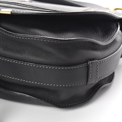 Chloe Calfskin Medium Marcie Round Crossbody Bag Black 10 of 10