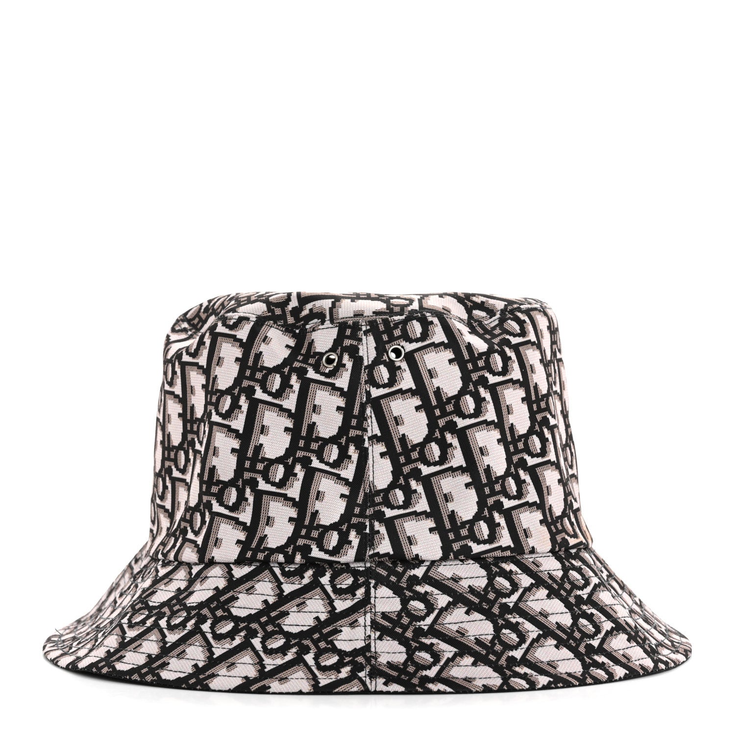 Christian Dior Oblique Reversible Teddy-D Brim Bucket Hat 58 Black 5 of 8