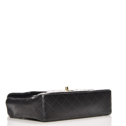 Chanel Lambskin Quilted Medium Rectangular Kelly Flap Bag Black 4 of 11