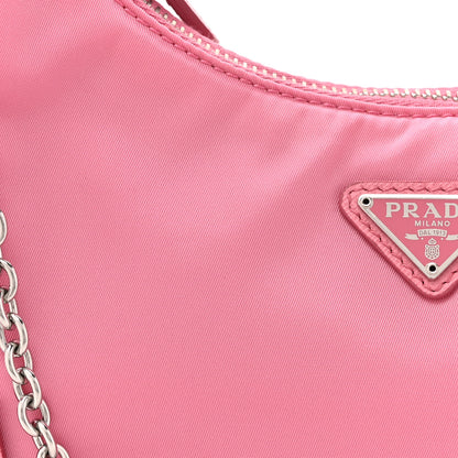 Prada Nylon Re-Edition 2005 Shoulder Bag Begonia 7 of 13