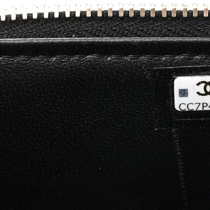 Chanel Caviar Quilted Sweetheart Vanity Case Black 7 of 12