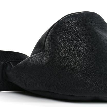The Row Grained Calfskin Large Slouchy Banana Bag Black 9 of 10