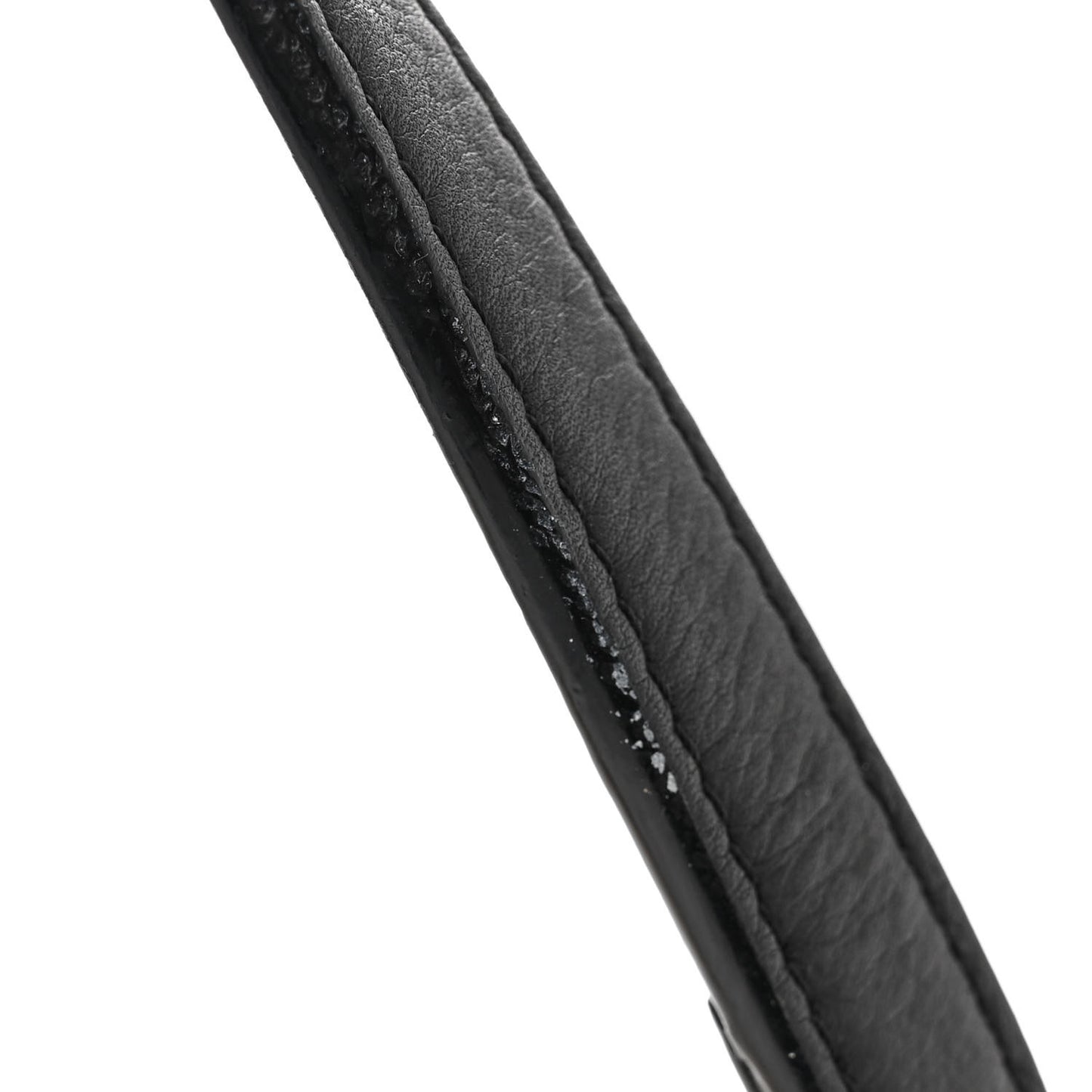Calfskin Mechanical Flowers Lockme II Black Vanille