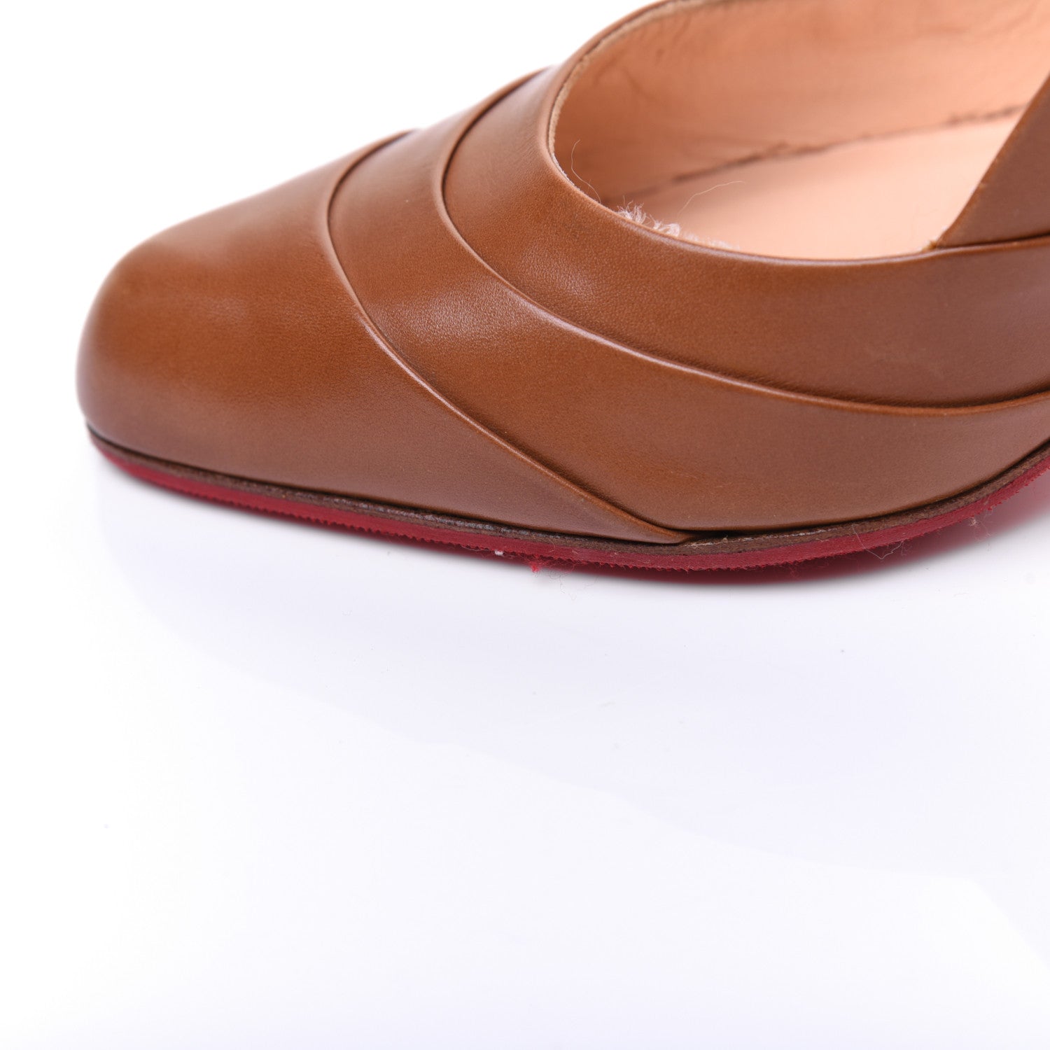 Christian Louboutin Calfskin Insectika 100 Pumps 39 Cuoio 16 of 23
