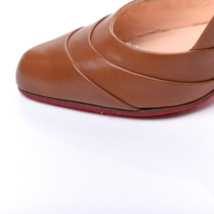 Christian Louboutin Calfskin Insectika 100 Pumps 39 Cuoio 16 of 23
