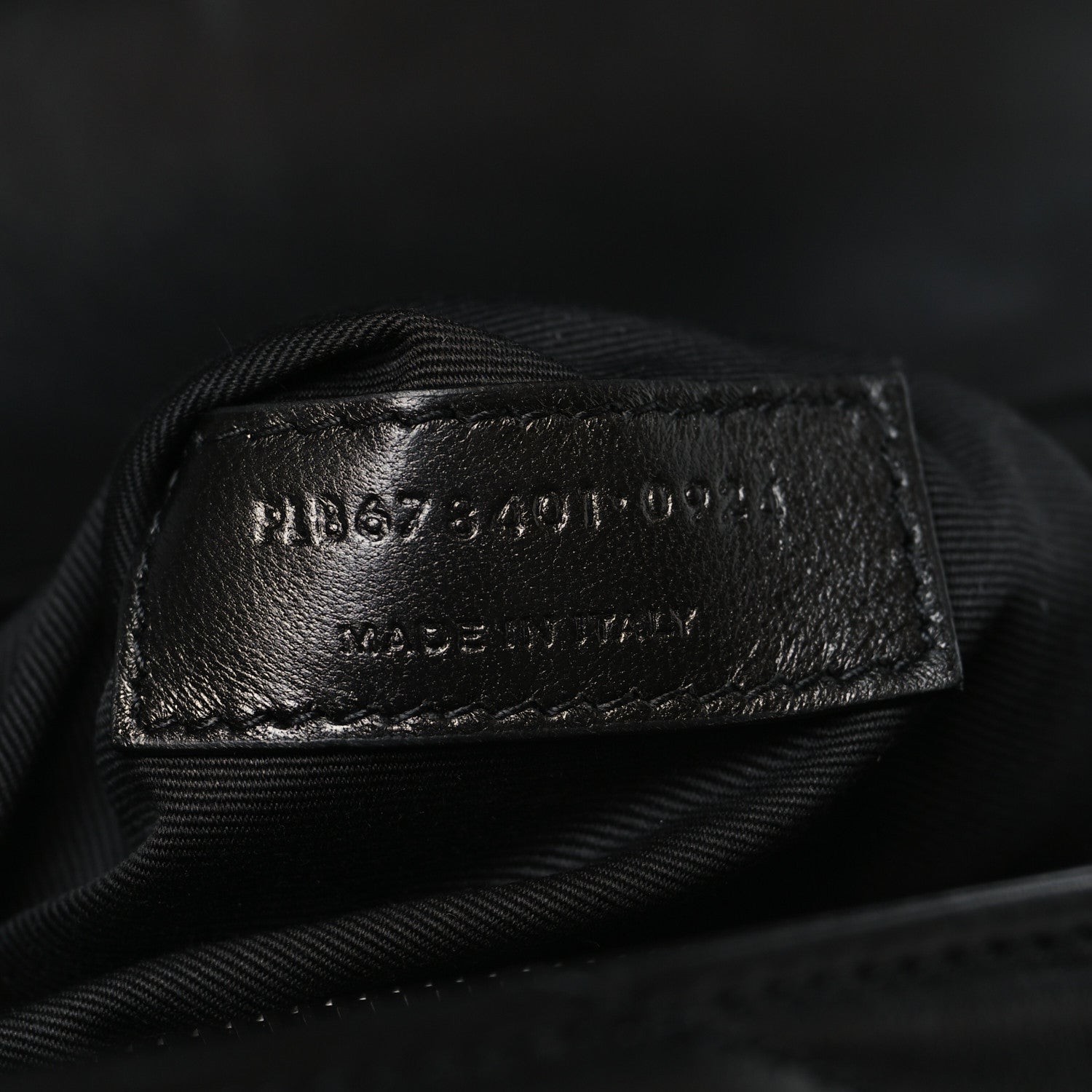 Saint Laurent Calfskin Y Quilted Monogram Monochrome Toy Loulou Crossbody Bag Black 7 of 11