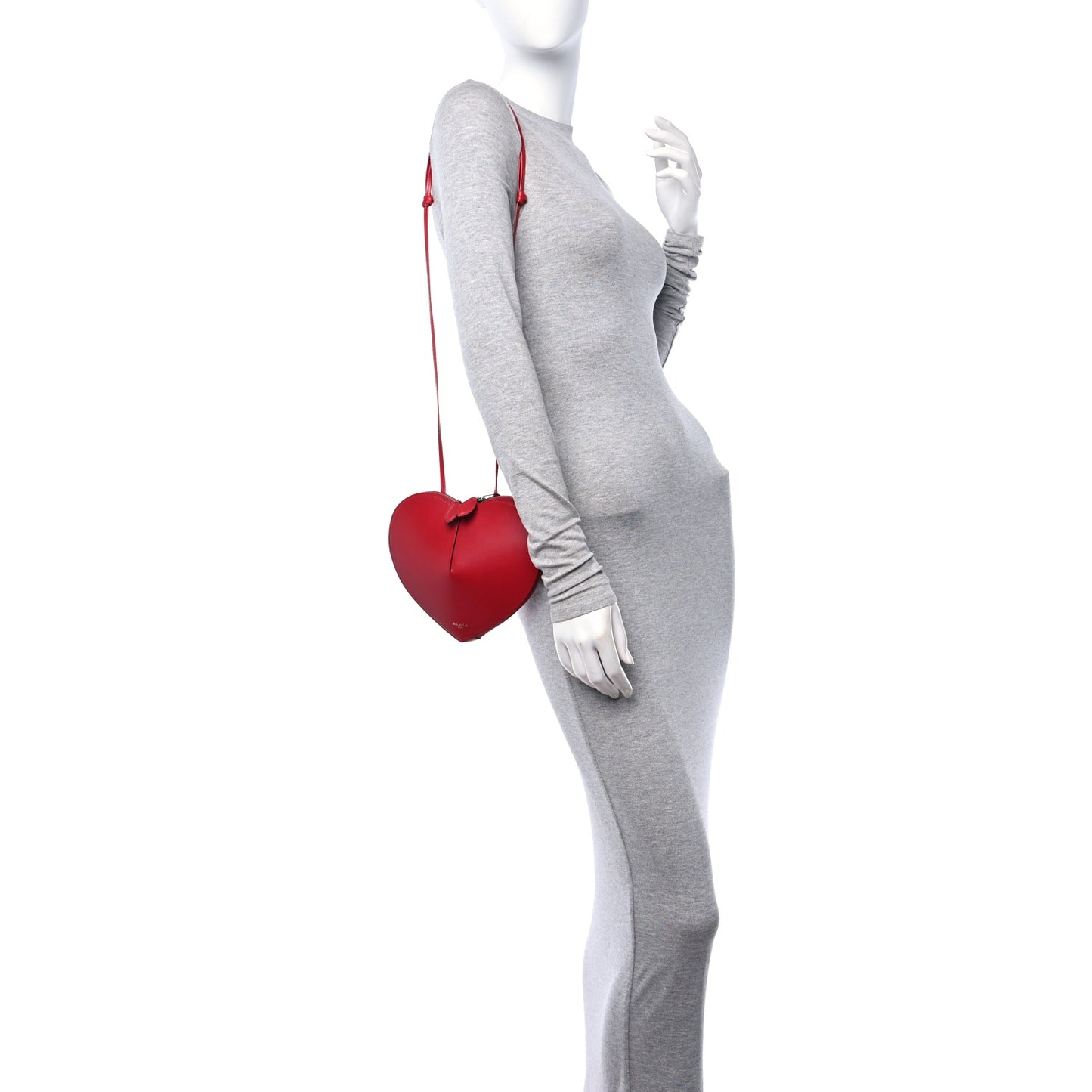 Lux Calfskin Le Coeur Bag Lacquer Red