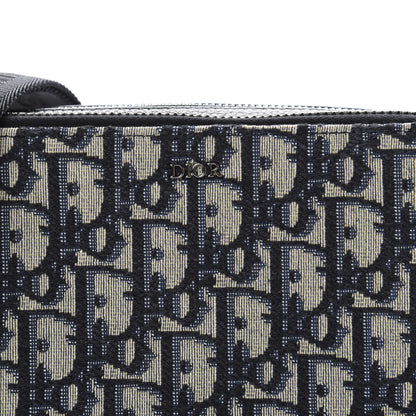 Christian Dior Oblique Pouch Navy Blue 12 of 13
