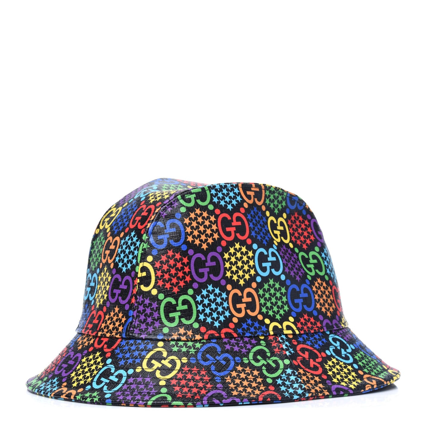 GG Supreme Monogram Psychedelic Fedora Hat M Multicolor