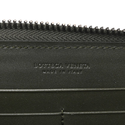 Bottega Veneta Nappa Intrecciato Zip Around Wallet Khaki 6 of 6