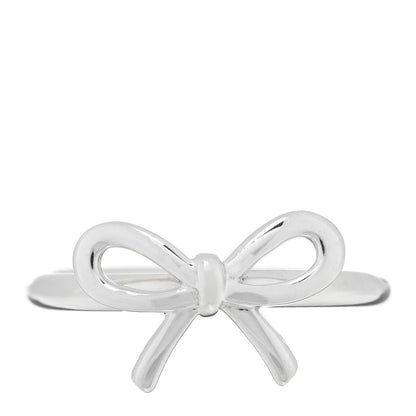 Tiffany Sterling Silver Bow Ring 57 8 1 of 4