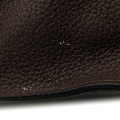 Hermes Taurillon Clemence Marwari GM Chocolate 15 of 15
