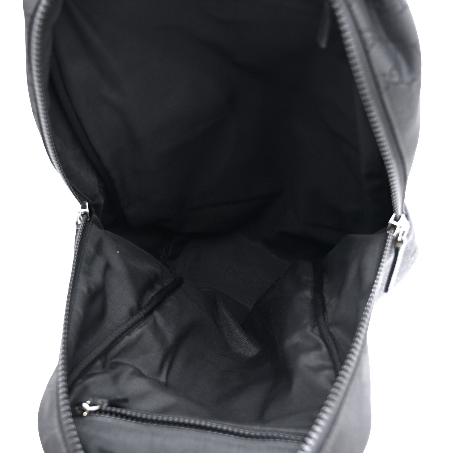 Gucci Nylon Monogram Slim Backpack Black 5 of 11