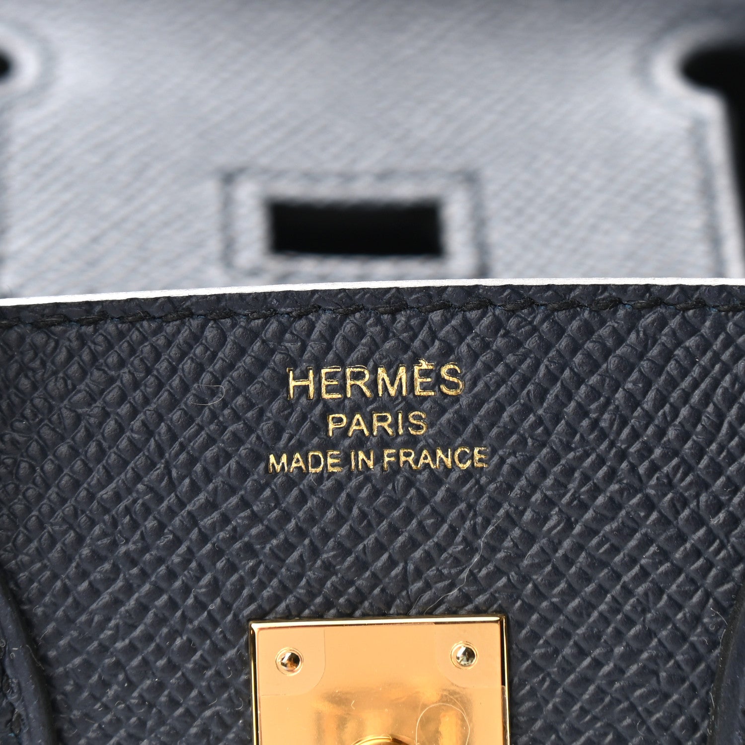 Hermes Epsom Birkin Sellier 25 Bleu Indigo 7 of 9