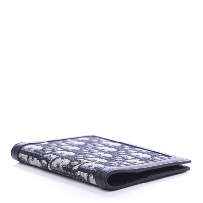 Christian Dior Calfskin Oblique Passport Holder Blue 4 of 9