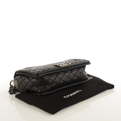 Chanel Calfskin Medium Boy Reverso Flap Black 4 of 9