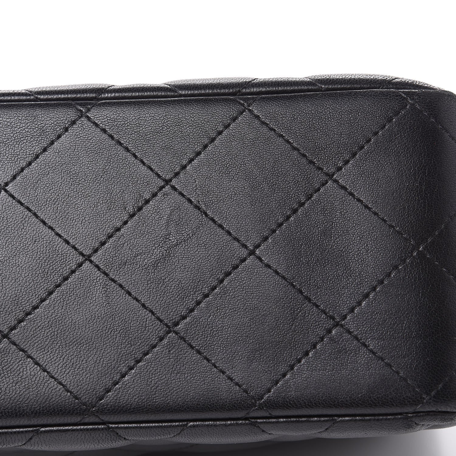 Chanel Lambskin Quilted Jumbo Double Flap Black 10 of 17
