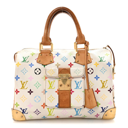 Louis Vuitton Monogram Multicolor Speedy 30 White 1 of 9