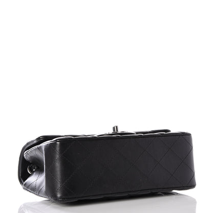 Chanel Lambskin Quilted Mini Rectangular Flap Black 3 of 12