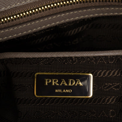 Prada Saffiano Lux Open Promenade Tote Argilla 6 of 7