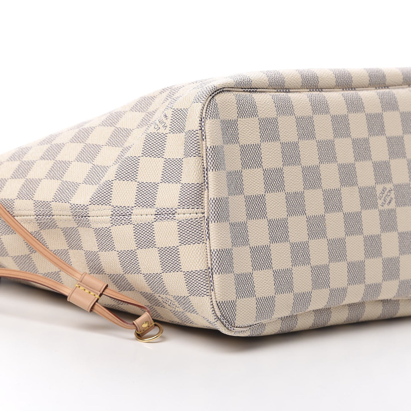 Damier Azur Neo Neverfull MM Rose Ballerine