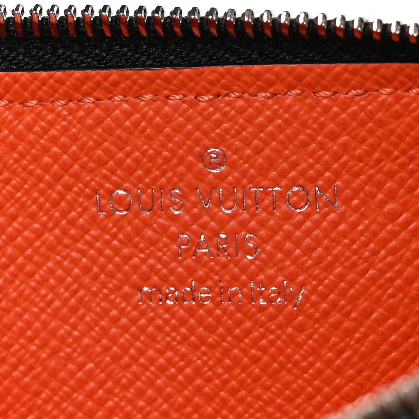 LOUIS VUITTON Taigarama Coin Card Holder Orange