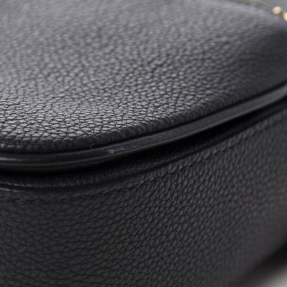 Louis Vuitton Grained Calfskin Vivienne NM Black 10 of 11