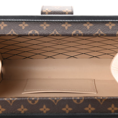 Louis Vuitton Monogram Tressage Petite Malle Beige White Orange 5 of 9