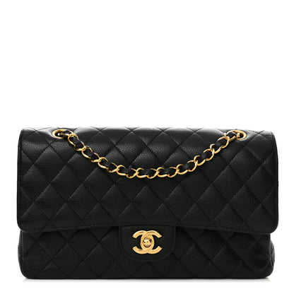Chanel Caviar Quilted Medium Double Flap Black 1 of 13