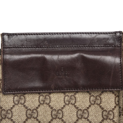 Gucci GG Monogram Double Pocket Belt Bag Dark Brown 6 of 8