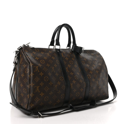 Louis Vuitton Monogram Macassar Keepall Bandouliere 45 2 of 10