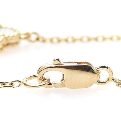 Van Cleef & Arpels 18K Yellow Gold Mother of Pearl Sweet Alhambra Bracelet 5 of 7