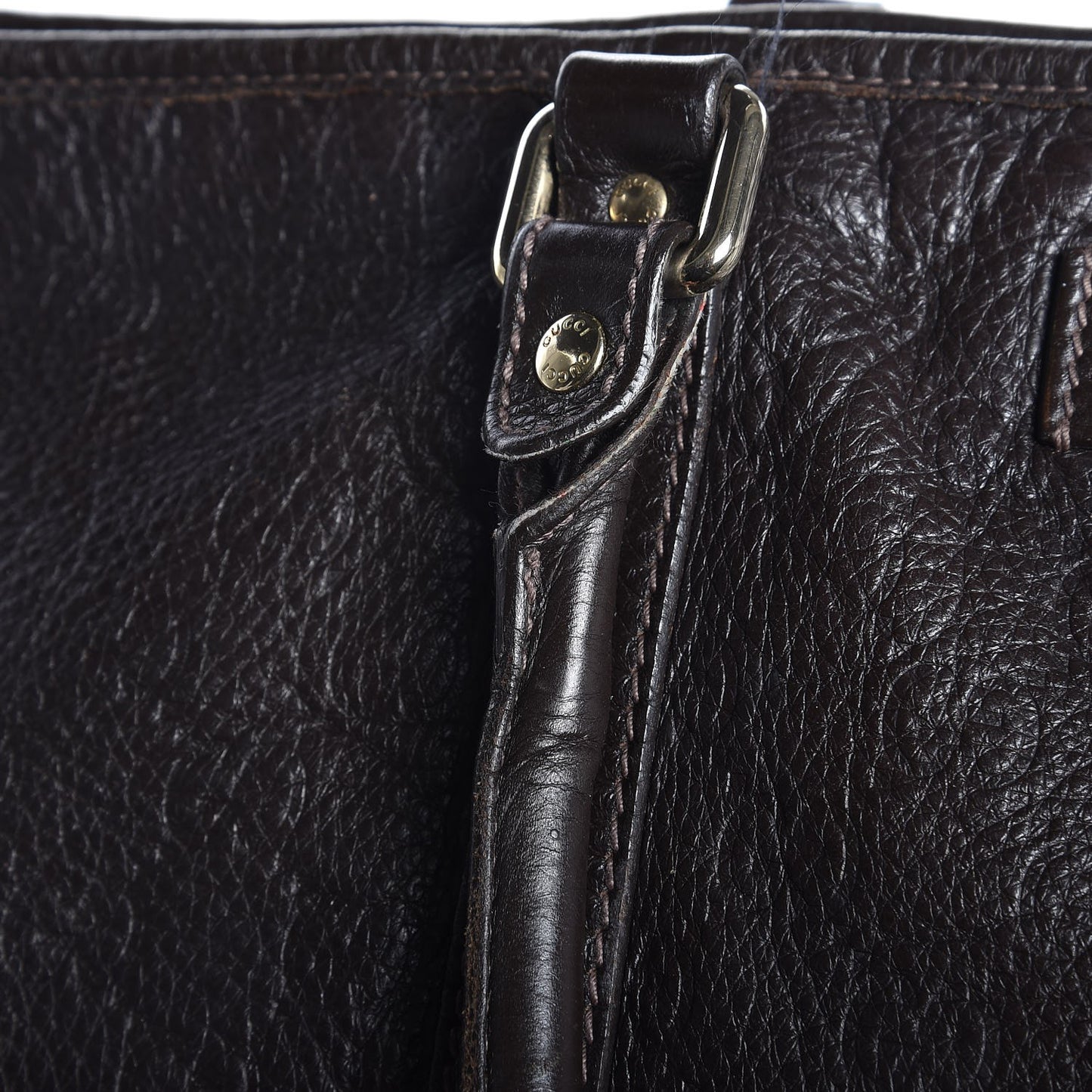 Guccissima Medium Joy Tote Bag Dark Brown