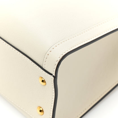 Gucci Wonka Grain Calfskin Small Diana Tote Bag Mystic White Orange Fluo 10 of 12