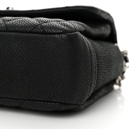 Chanel Caviar Quilted Small Lady Pearly Flap Black 10 of 12