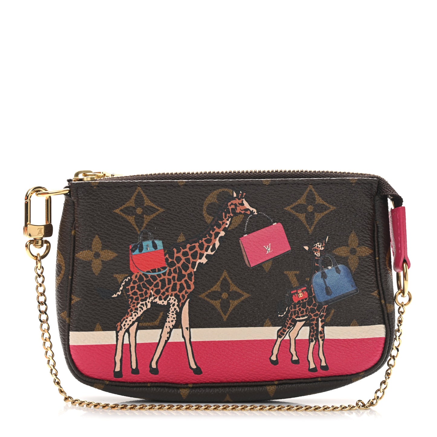 Monogram 2017 Christmas Animation Mini Pochette Accessories
